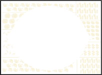 Organic Letterpress Placecard Flat Design Small