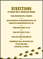 Overlook Letterpress Direction Design Small