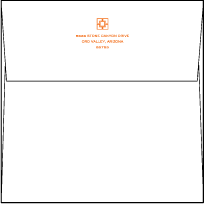 Palmas Letterpress Envelope Design Small