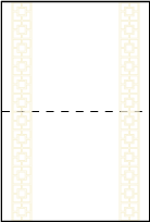 Palmas Letterpress Placecard Fold Design Small