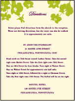 Paradise Letterpress Direction Design Small