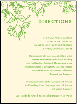 Pastoral Letterpress Direction Design Small