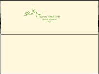 Pastoral Letterpress Envelope Design Small