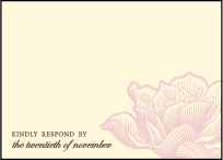 Pavilion Letterpress Reply Design Small