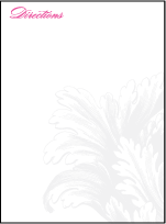 Plume Letterpress Direction Design Small