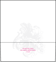 Plume Letterpress Envelope Design Small