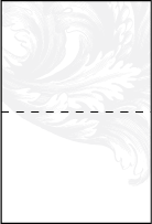 Plume Letterpress Placecard Fold Design Small