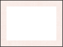 Polka Stripe Letterpress Placecard Flat Design Small