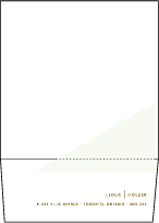 Popular Quilt Letterpress Envelope Design Small