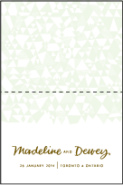 Popular Quilt Letterpress Program Design Small