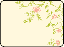 Printemps Letterpress Placecard Flat Design Small