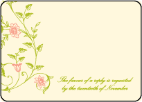 Printemps Letterpress Reply Design Small