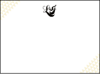 Pyramid Letterpress Thank You Card Flat Design Small