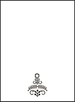 Rae Letterpress Placecard Flat Design Small