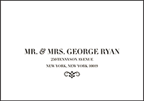 Rae Letterpress Reply Envelope Design Small