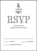 Rae Letterpress Reply Design Small
