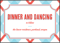Refined Newport Letterpress Reception Design Small
