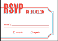 Refined Newport Letterpress Reply Design Small
