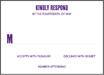 Refined Space Letterpress Reply Design Small