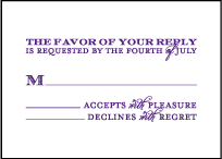 Refined Study Letterpress Reply Design Small