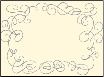 Revival Calligraphy Letterpress Placecard Flat Design Small