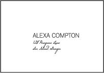 Ribbon Heart Letterpress Reply Envelope Design Small