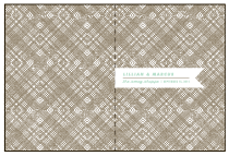 Ribbon Letterpress Program Design Small