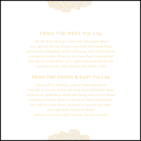 Rose Letterpress Direction Design Small