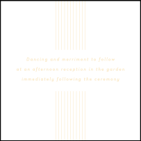 Rose Letterpress Reception Design Small