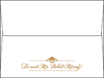 Rosecliff Letterpress Envelope Design Small