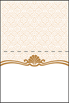 Rosecliff Letterpress Placecard Fold Design Small
