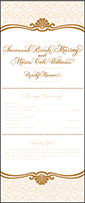 Rosecliff Letterpress Program Tea Design Small