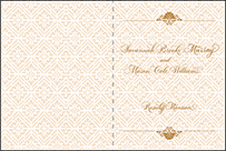 Rosecliff Letterpress Program Design Small