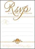 Rosecliff Letterpress Reply Design Small