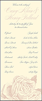 Roslyn Frame Letterpress Program Tea Design Small