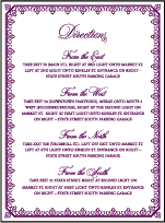 Royal Frame Letterpress Direction Design Small