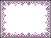Royal Frame Letterpress Placecard Flat Design Small