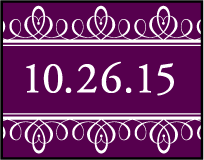 Royal Frame Letterpress Stamp Design Small