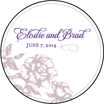 Royal Peony Letterpress Coaster Design Small