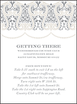 Royal Valance Letterpress Direction Design Small