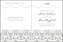 Royal Valance Letterpress Program Design Small