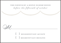 Royal Valance Letterpress Reply Design Small