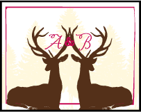 Rustic Lookout Letterpress Stamp Design Small