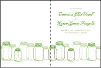 Rustic Summer Letterpress Program Design Small
