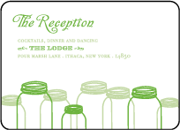 Rustic Summer Letterpress Reception Design Small