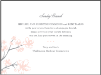 Sakura Letterpress Direction Design Small