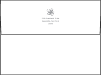 Sakura Letterpress Envelope Design Small