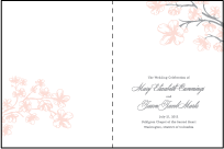 Sakura Letterpress Program Design Small