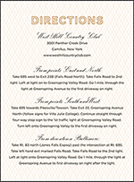 Sampler Letterpress Direction Design Small