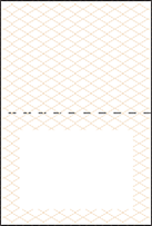 Sampler Letterpress Placecard Fold Design Small
